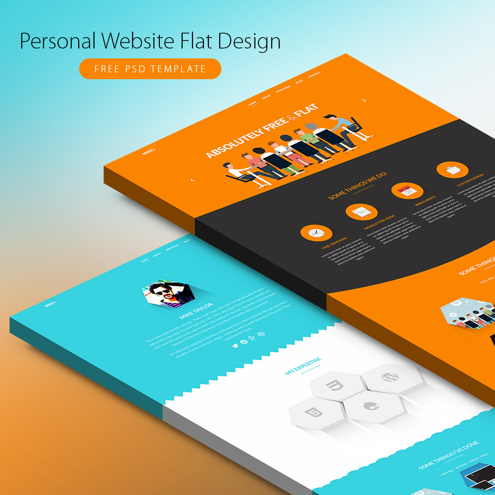 Download Psd Web Template Free Download Renewms PSD Mockup Templates